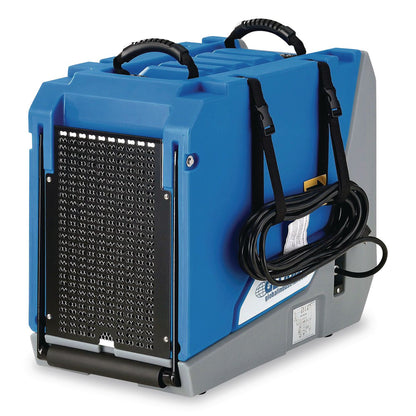 Global Industrial® Crawl Space Commercial Dehumidifier With Pump, 90 pt Tank Capacity, 13.31 x 34 x 25, Blue (GBE246707)