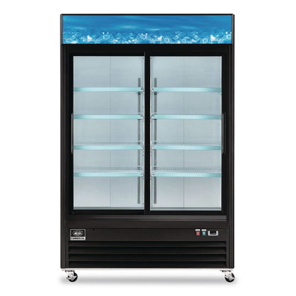 Global Industrial® Nexel Merchandiser Refrigerator, 45 cu ft, Black (GBE243006)