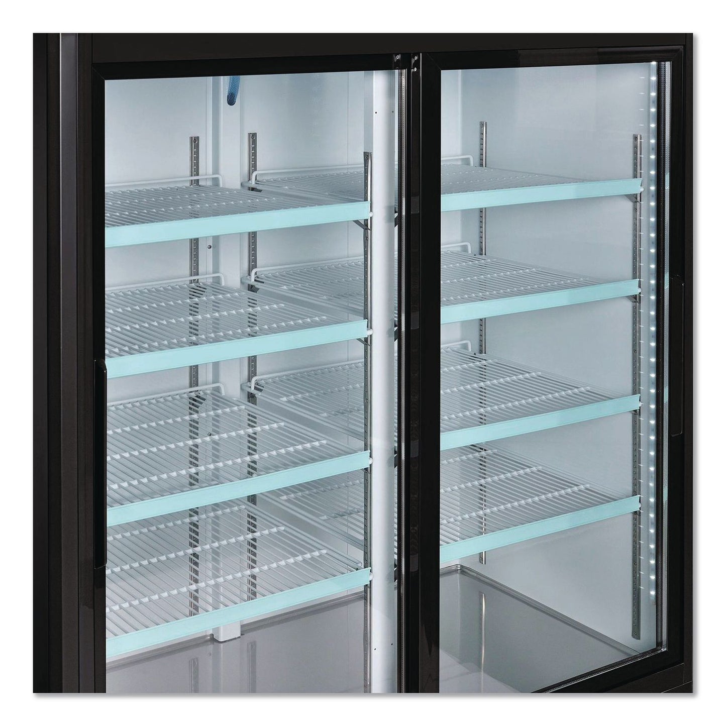 Global Industrial® Nexel Merchandiser Refrigerator, 45 cu ft, Black (GBE243006)