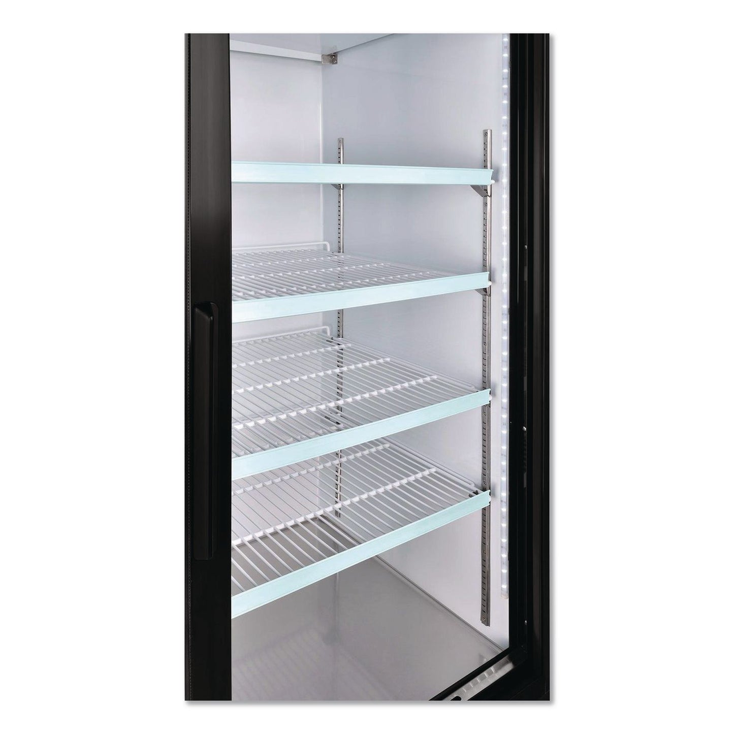 Global Industrial® Nexel Merchandiser Refrigerator, 45 cu ft, Black (GBE243006)