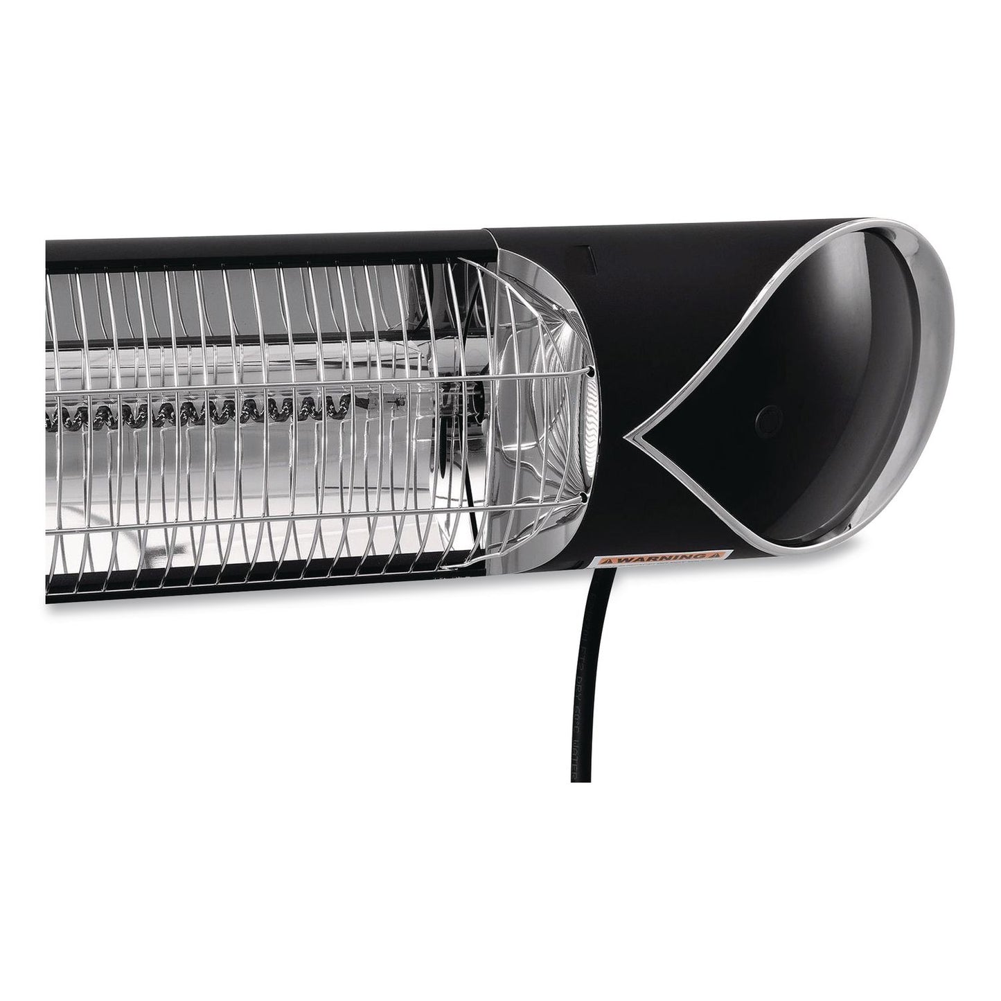 Global Industrial® Infrared Patio Heater with Remote Control, 1,500 W, 35.38 x 5.13 x 3.5, Black (GBE246718)