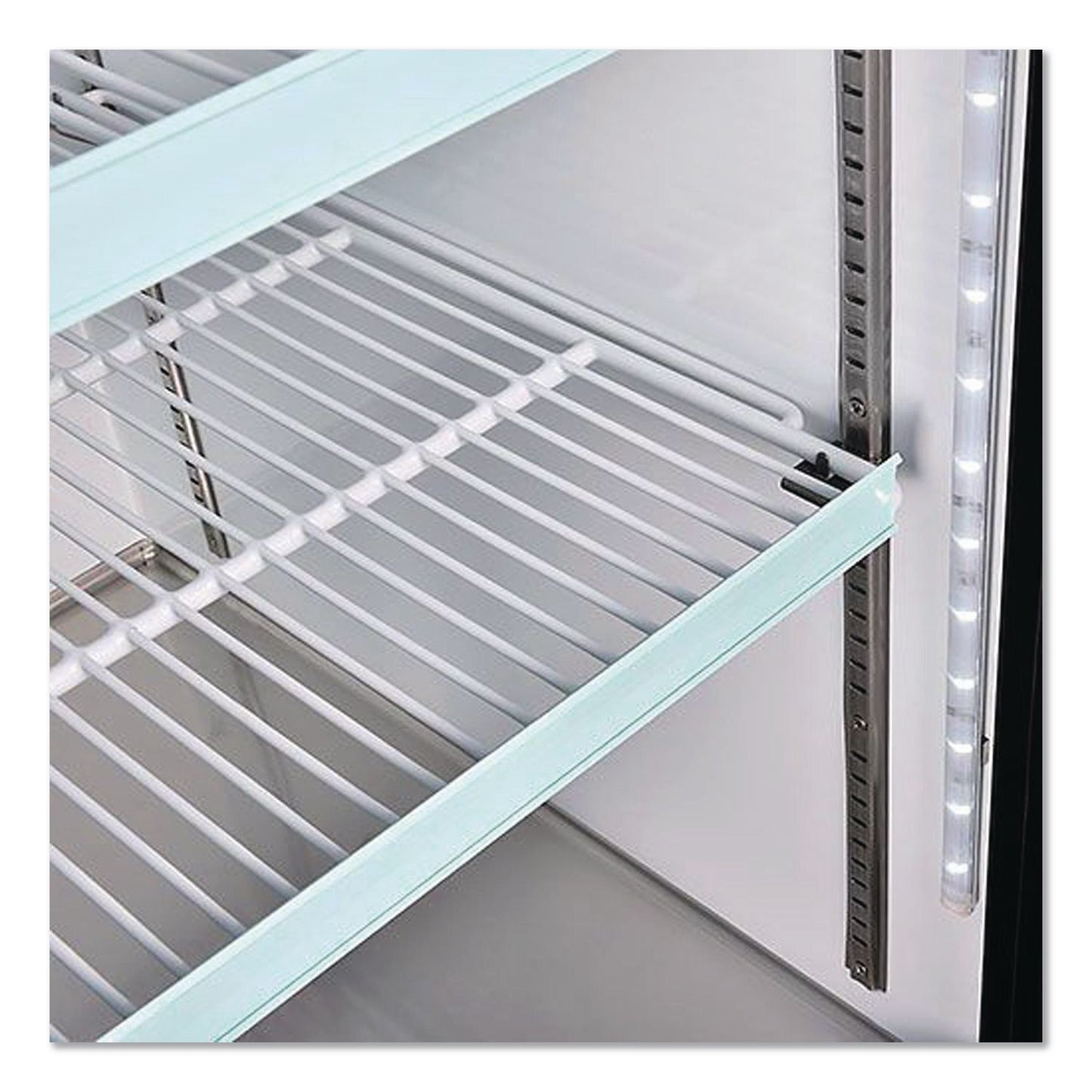 Global Industrial® Nexel Merchandiser Refrigerator, 45 cu ft, Black (GBE243006)