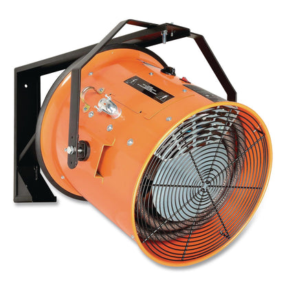 Global Industrial® Electric Salamander Heater with Adjustable Thermostat 480 V, 30,000 W, 23.03 x 7.12 x 24.68, Orange (GBE246068)