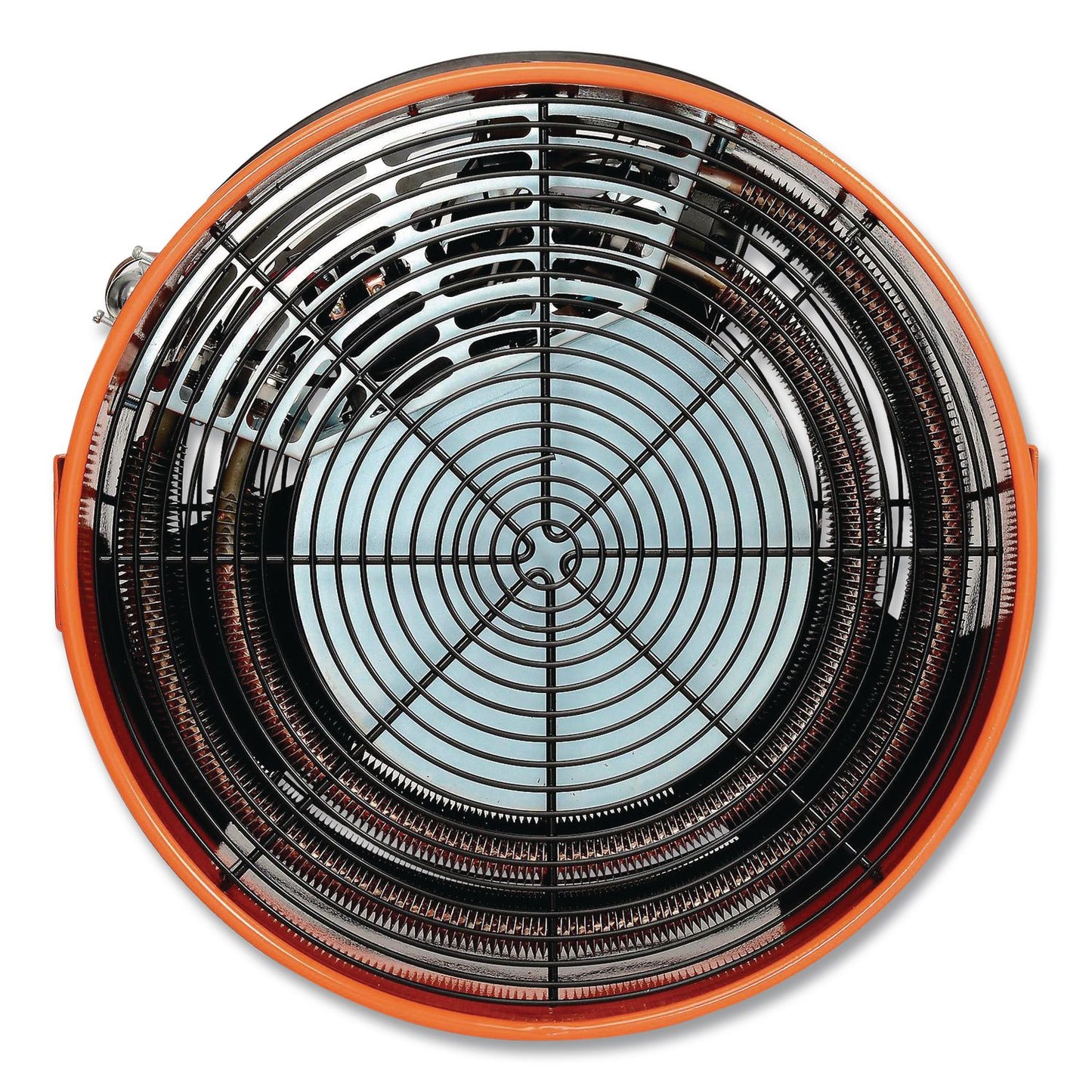 Global Industrial® Electric Salamander Heater with Adjustable Thermostat 480 V, 30,000 W, 23.03 x 7.12 x 24.68, Orange (GBE246068)