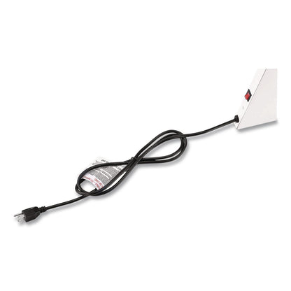 Global Industrial® Radiant Panel Heater, 120 W, 22.43 x 1.06 x 14.87, White (GBE246097)
