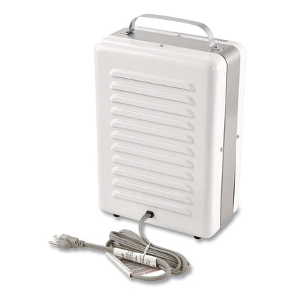 Global Industrial® Portable Milkhouse Style Electric Heater, 1,500 W, 8 x 10.25 x 15.75, White (GBE246098)
