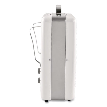 Global Industrial® Portable Milkhouse Style Electric Heater, 1,500 W, 8 x 10.25 x 15.75, White (GBE246098)
