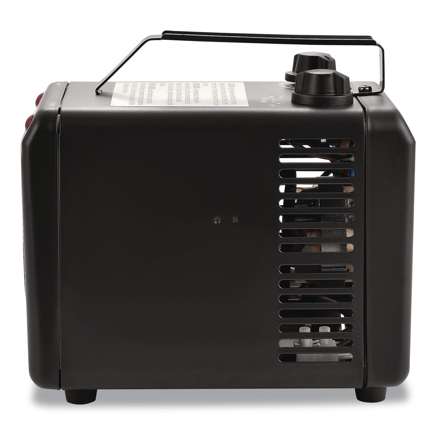 Global Industrial® Portable Heater, 1,500 W, 5.31 x 7.12 x 4.93, Black (GBE246099)