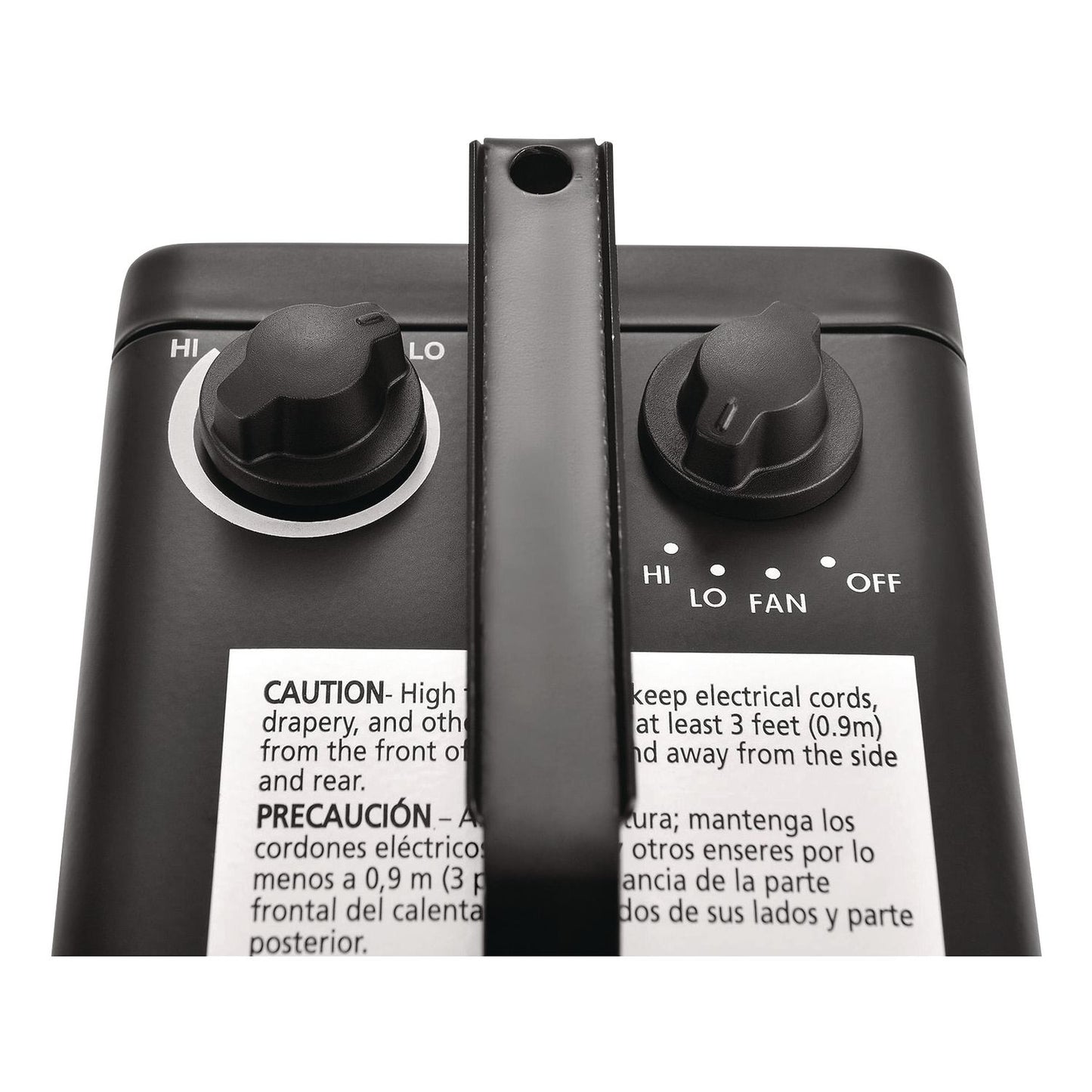 Global Industrial® Portable Heater, 1,500 W, 5.31 x 7.12 x 4.93, Black (GBE246099)