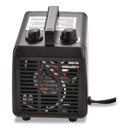 Global Industrial® Portable Heater, 1,500 W, 5.31 x 7.12 x 4.93, Black (GBE246099)