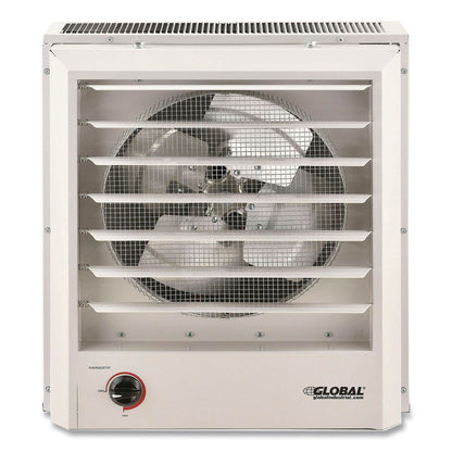 Global Industrial® Unit Heater, Horizontal or Vertical Downflow, 10,000 W, 18.12 x 16.75 x 16.06, White (GBE246103)