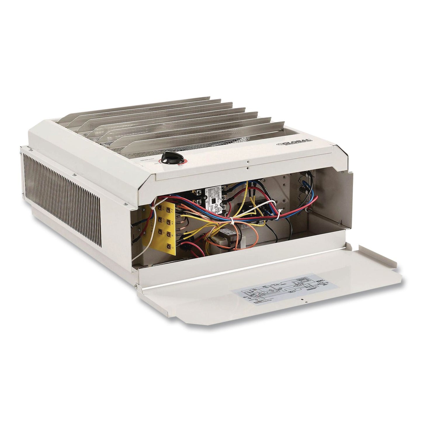 Global Industrial® Unit Heater, Horizontal or Vertical Downflow, 10,000 W, 18.12 x 16.75 x 16.06, White (GBE246103)