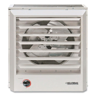 Global Industrial® Unit Heater Horizontal or Vertical Downflow, Multi-Watt, 7,500 W, 19 x 8.5 x 21.43, White (GBE246132)