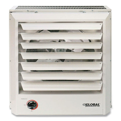 Global Industrial® Unit Heater Horizontal or Vertical Downflow, Multi-Watt, 7,500 W, 19 x 8.5 x 21.43, White (GBE246132)