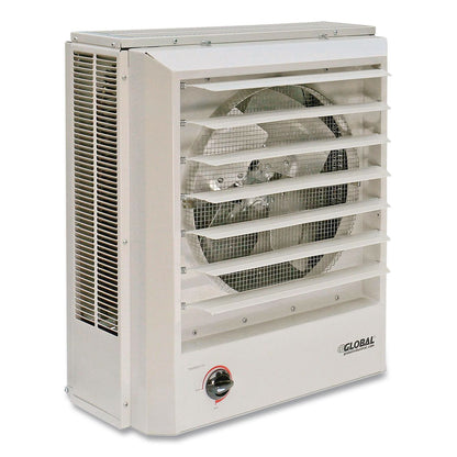 Global Industrial® Unit Heater Horizontal or Vertical Downflow, Multi-Watt, 7,500 W, 19 x 8.5 x 21.43, White (GBE246132)