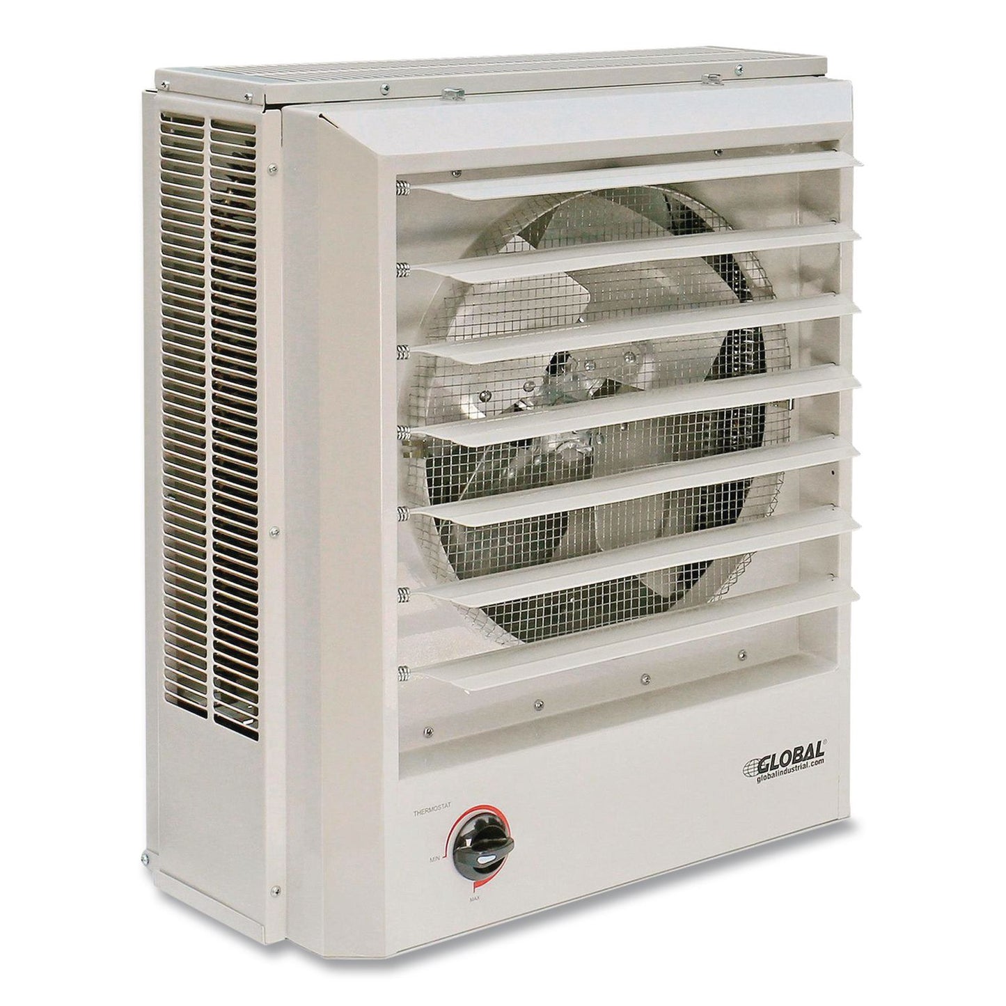 Global Industrial® Unit Heater Horizontal or Vertical Downflow, Multi-Watt, 7,500 W, 19 x 8.5 x 21.43, White (GBE246132)