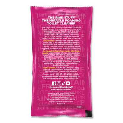 The Pink Stuff Miracle Power Foaming Toilet Cleaner, Fruity Scent, 3.5 oz Packet, 2 Packets/Box (RST824996)