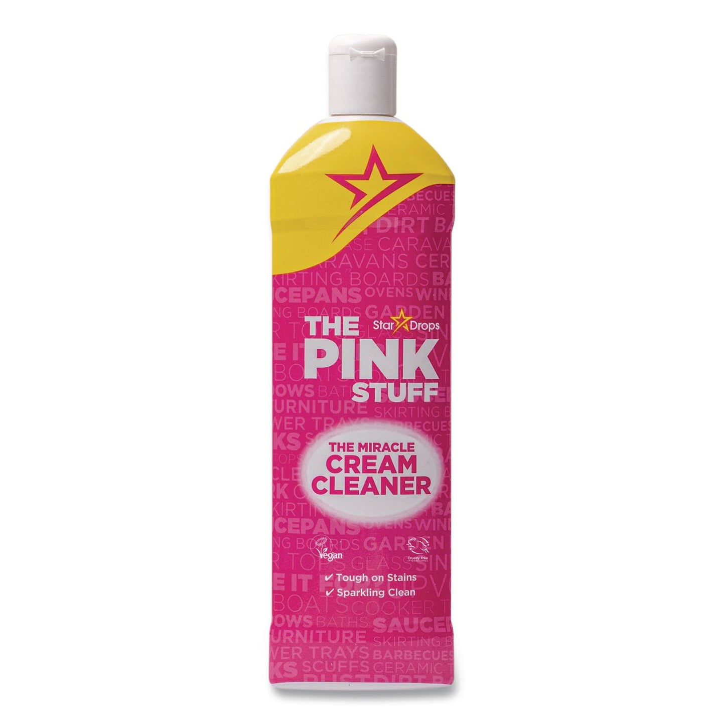 The Pink Stuff Miracle Cream Cleaner, Fruity Scent, 16.9 oz Bottle (RST823784)