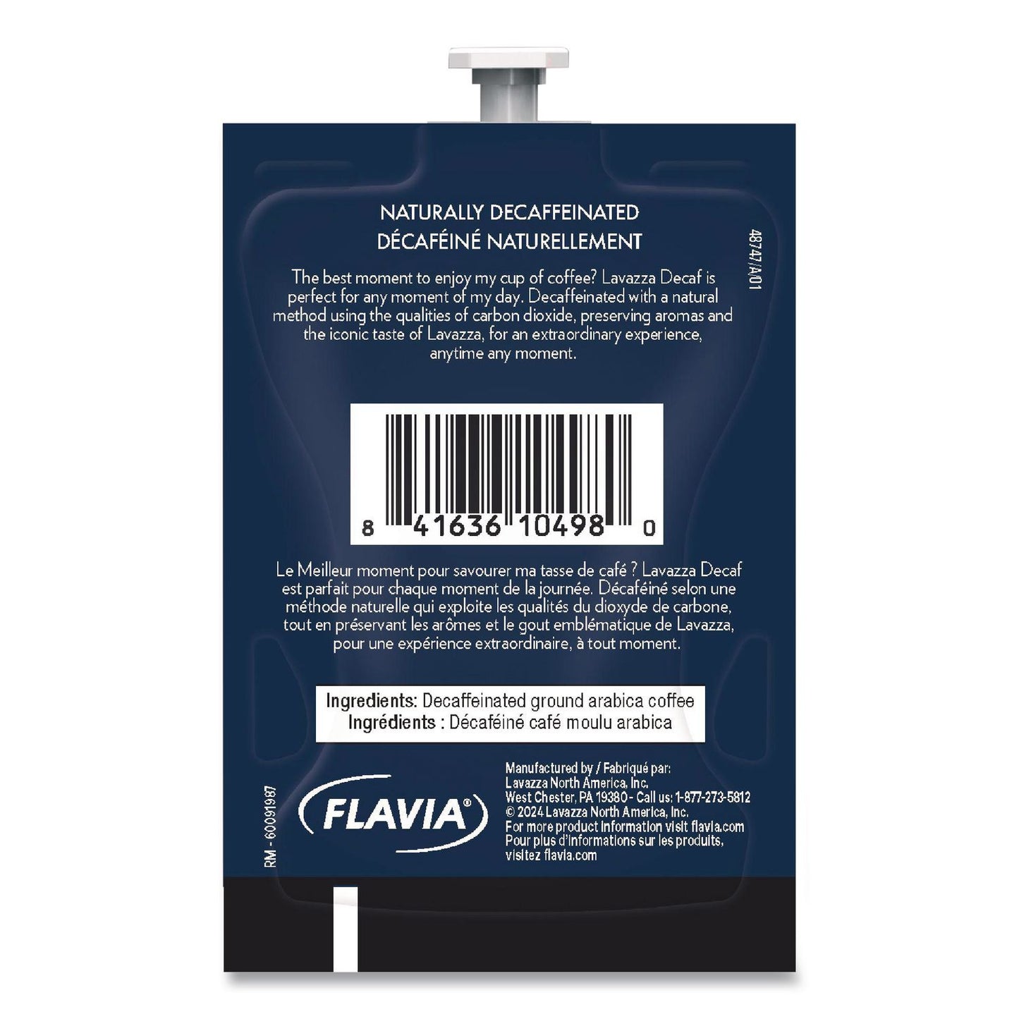 FLAVIA® Lavazza Decaf Freshpack, 76/Carton (LAV48747)
