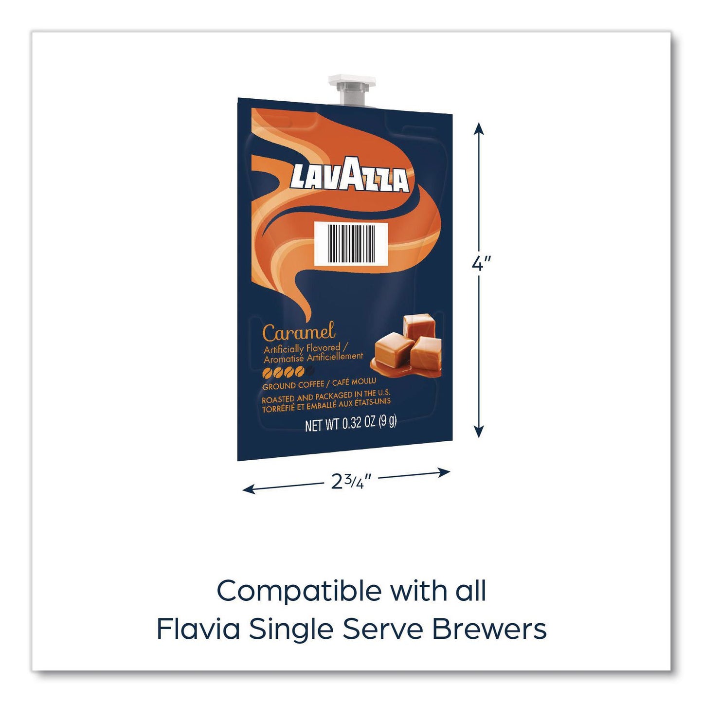 FLAVIA® Lavazza Carmel Coffee Freshpack, 76/Carton (LAV48750)