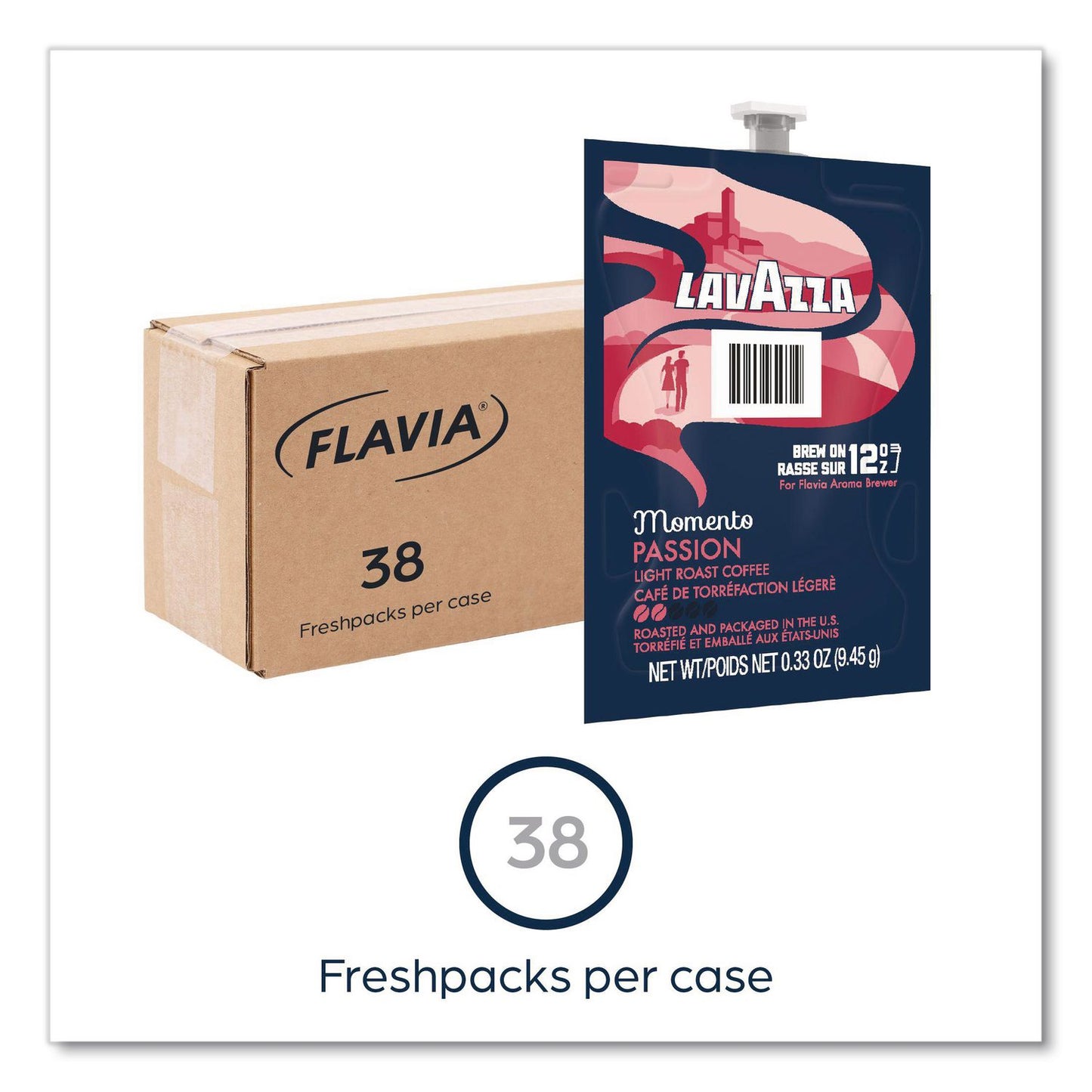 FLAVIA® Lavazza Momento Passion Coffee Freshpack, 38/Carton (LAV48790)