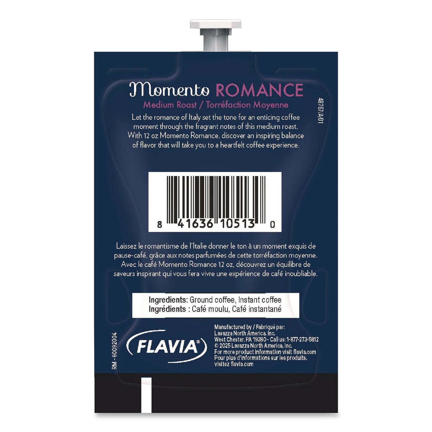 FLAVIA® Lavazza Momento Romance Coffee Freshpack, 38/Carton (LAV48792)