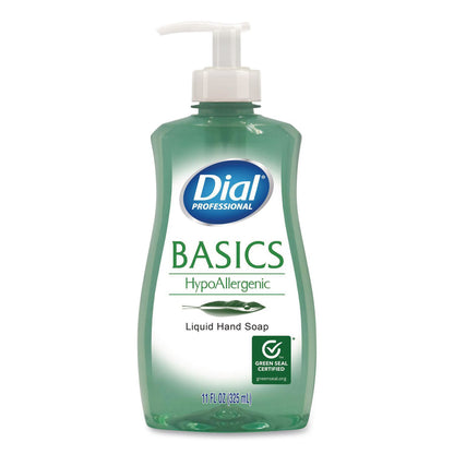 Dial® Professional Basics Hypoallergenic Liquid Hand Soap, Floral, 11 oz, 12/Carton (DIA35488)
