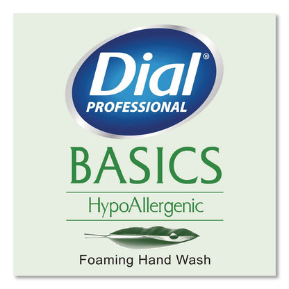 Dial® Professional Basics Hypoallergenic Foaming Hand Wash, Aquatic, 10 oz Pump Bottle (DIA35432EA)