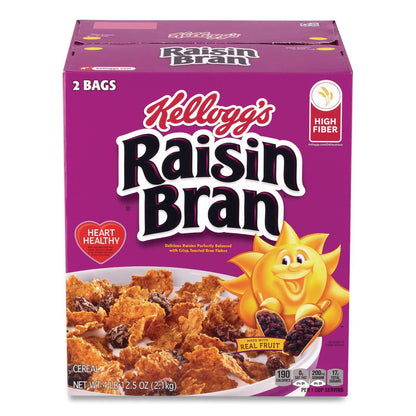 Kellogg's® Raisin Bran Cereal, 2 Bags/Box, 76.5 oz Box (GRR22002624)