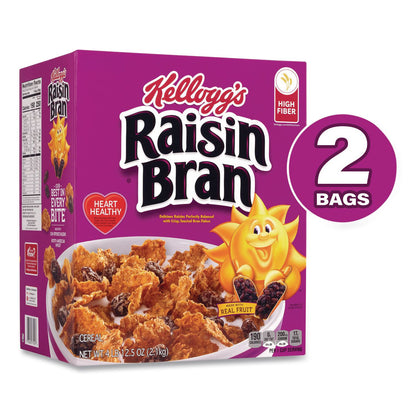 Kellogg's® Raisin Bran Cereal, 2 Bags/Box, 76.5 oz Box (GRR22002624)