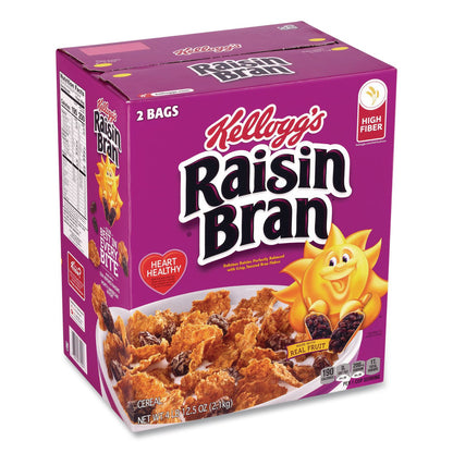 Kellogg's® Raisin Bran Cereal, 2 Bags/Box, 76.5 oz Box (GRR22002624)