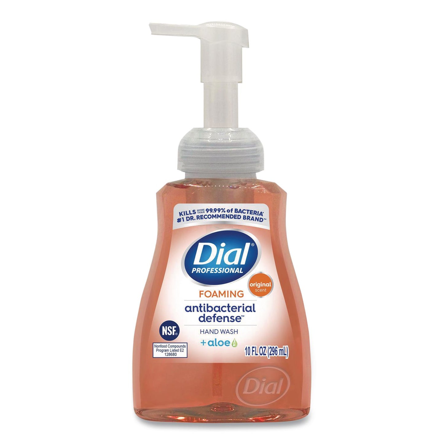 Dial® Professional Original Antibacterial Defense Foaming Hand Wash, Original, 10 oz, 8/Carton (DIA35446)