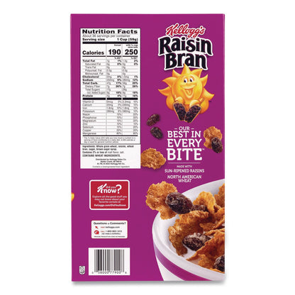 Kellogg's® Raisin Bran Cereal, 2 Bags/Box, 76.5 oz Box (GRR22002624)
