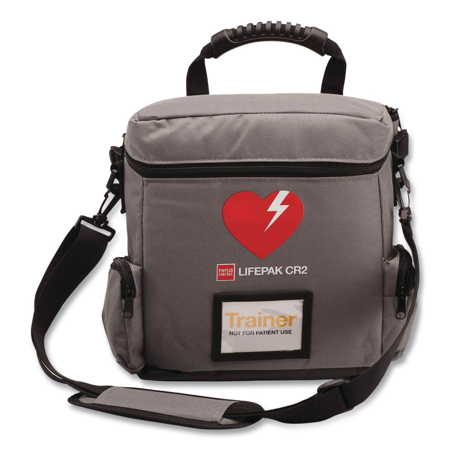 CARDIACT™ LIFEPAK CR2 Trainer/Demo Bag, 12" x 4" x 8", Dark Gray/Black/Red (AOH11260000048)