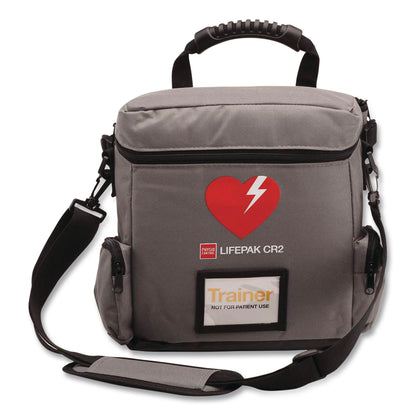 CARDIACT™ LIFEPAK CR2 Trainer/Demo Bag, 12" x 4" x 8", Dark Gray/Black/Red (AOH11260000048)