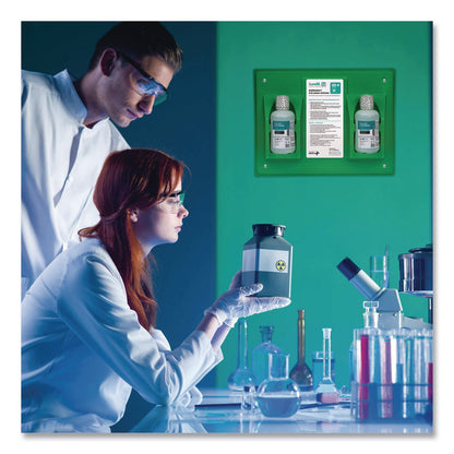 NeutraFlush® Emergency Eyewash Station, 16 oz Bottle, 2 Bottles/Station (AOHAKEWP16US)