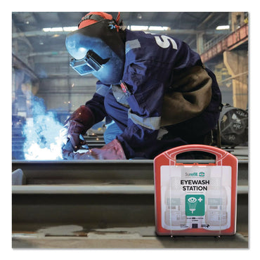 NeutraFlush® Emergency Eyewash Station 75 Series, 16 oz Bottle, 2 Bottles/Station, 4 Stations/Carton (AOHAK75EWN)