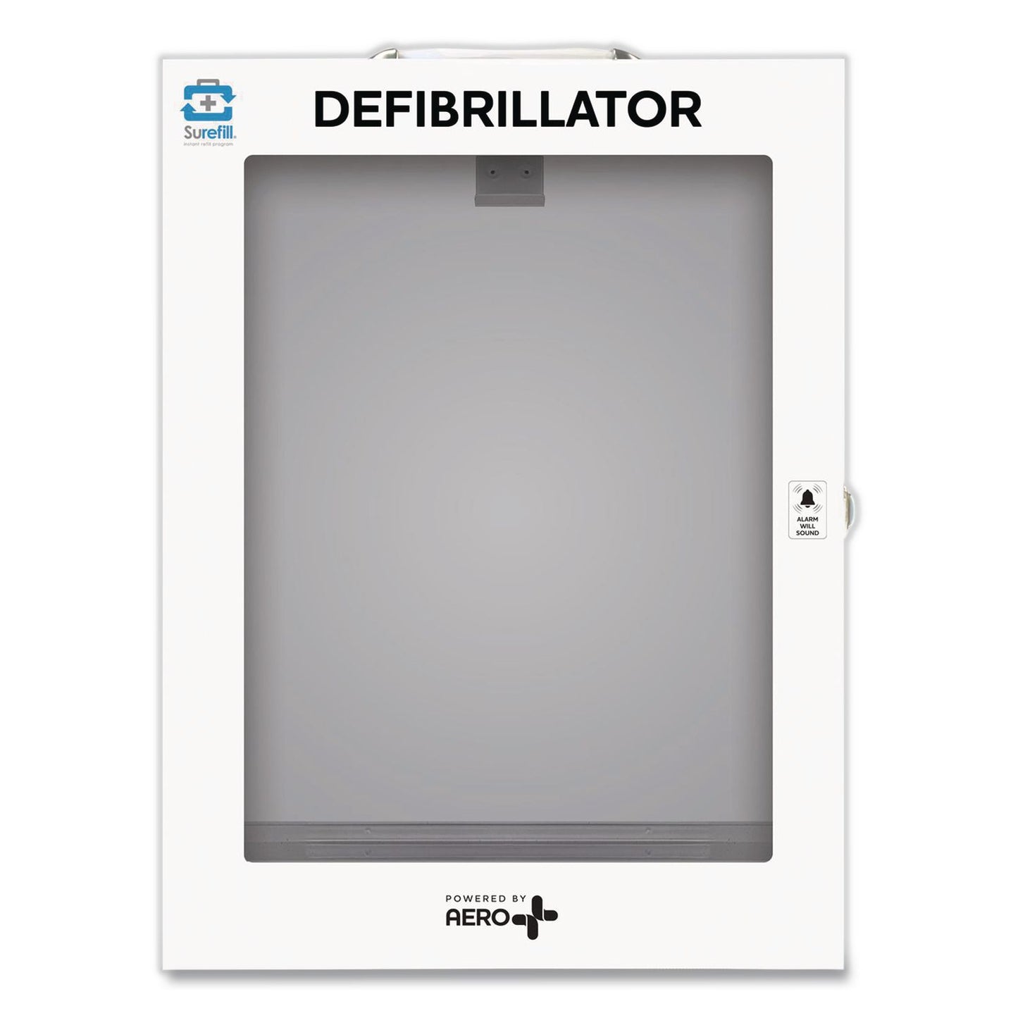 CARDIACT™ Alarmed Defibrillator Wall Cabinet, 14.5 x 6.75 x 18.25, White (AOHAEKM05)