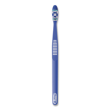 Oral-B® Essential Clean Toothbrush, Unscented, Blue/White, 72/Carton (PGC10904)