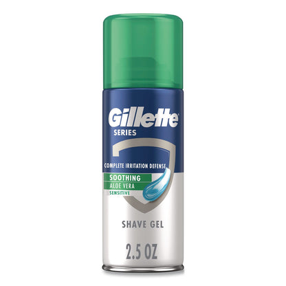 Gillette® Soothing Shave Gel, 2.5 oz Can, 24/Carton (PGC33092)