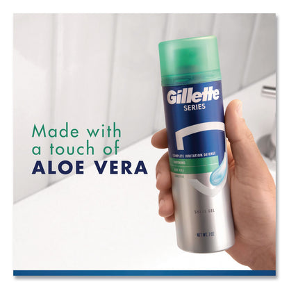 Gillette® Soothing Shave Gel, 2.5 oz Can, 24/Carton (PGC33092)