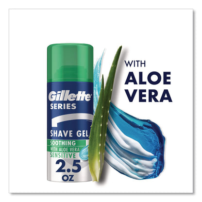 Gillette® Soothing Shave Gel, 2.5 oz Can, 24/Carton (PGC33092)
