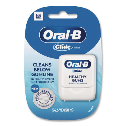 Oral-B® Glide Healthy Gums Unflavored Dental Floss, Unscented, 48/Carton (PGC46952)