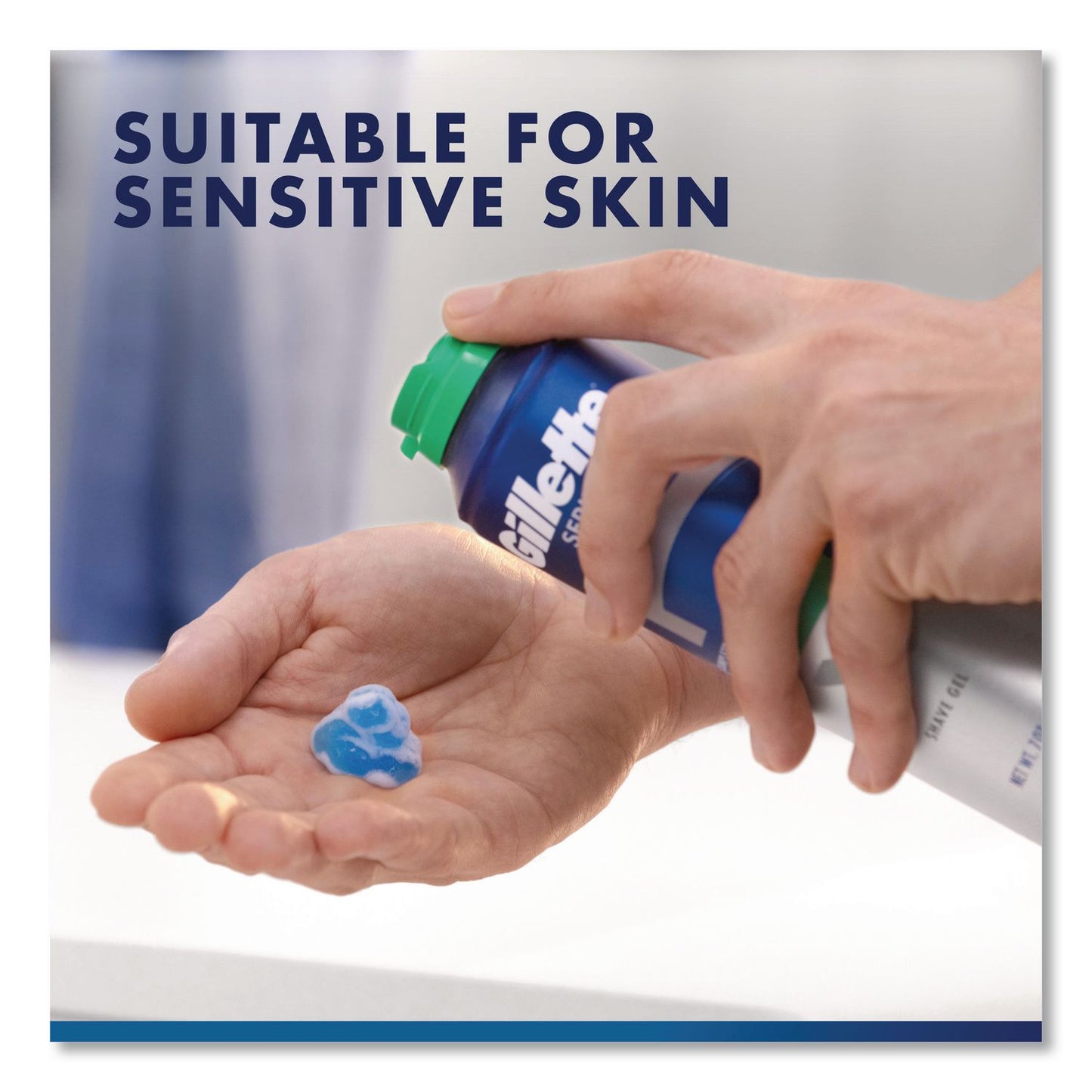 Gillette® Soothing Shave Gel, 2.5 oz Can, 24/Carton (PGC33092)