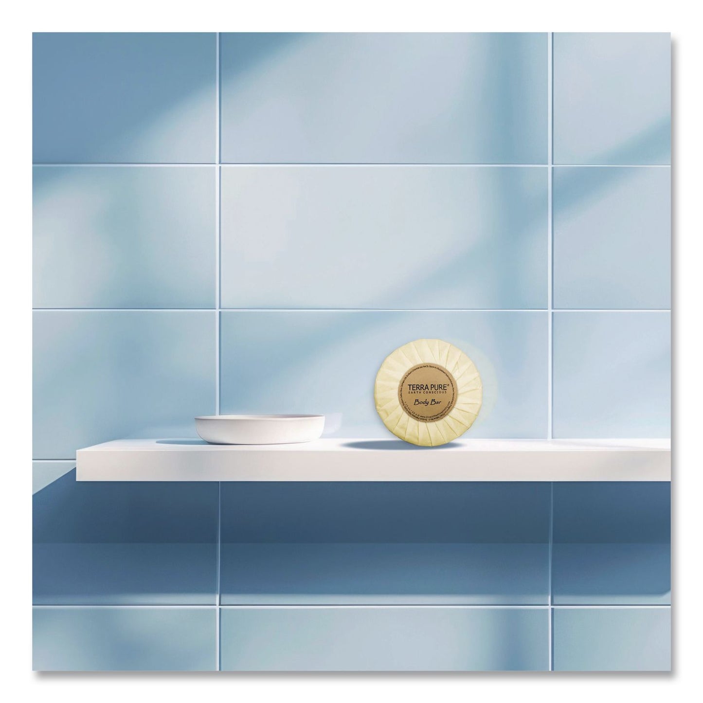Diversified Hospitality Solutions Terra Pure Cleansing Bar, Green Tea Lemongrass, 1.25 oz, 350/Carton (DHS002058)