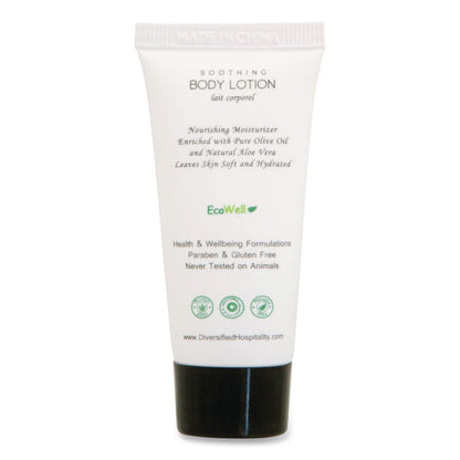 Diversified Hospitality Solutions H2O Therapy Single Use Body Lotion, 0.85 oz Tube, 300/Carton (DHS007071)