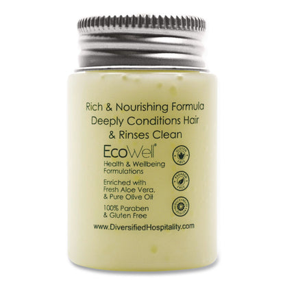 Diversified Hospitality Solutions Terra Pure Conditioner Jam Jar, Green Tea Lemongrass Scent, 1 oz Jar, 300/Carton (DHS007477)