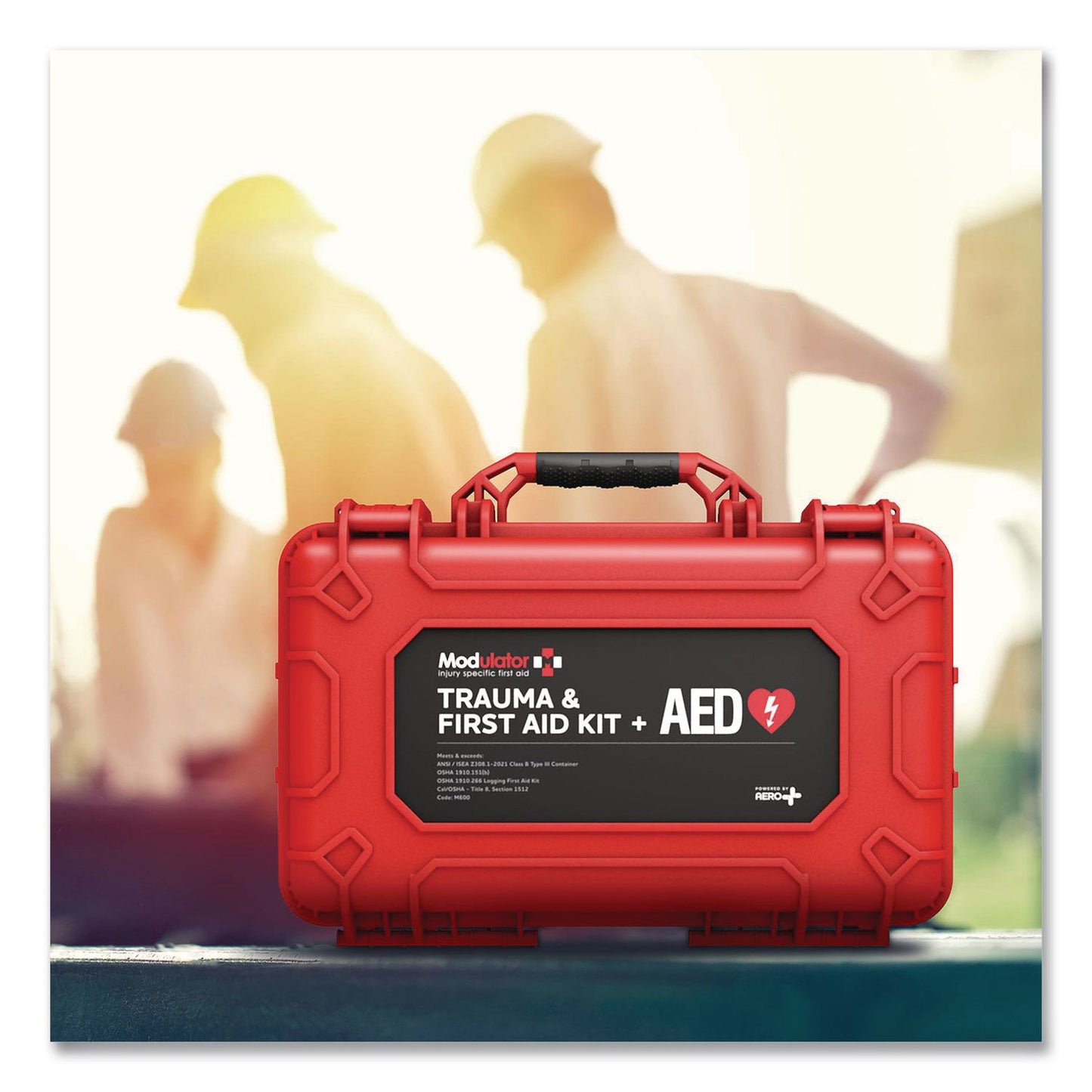 Modulator Trauma Kit with Bleed Control without AED - XL Rugged Hard Case, 295 Pieces (AOHM6007)