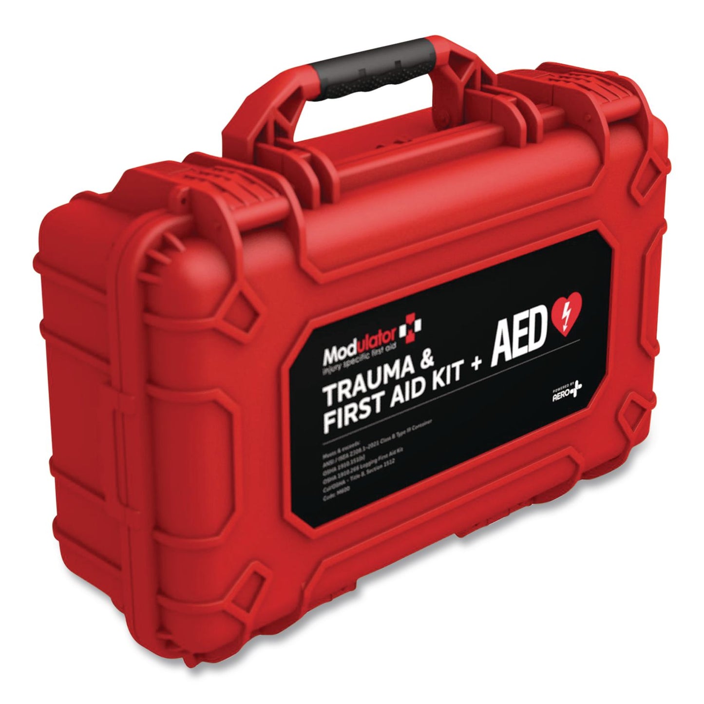 Modulator Trauma Kit with HeartSine 450P - XL Rugged Hard Case, 287 Pieces (AOHM6003)