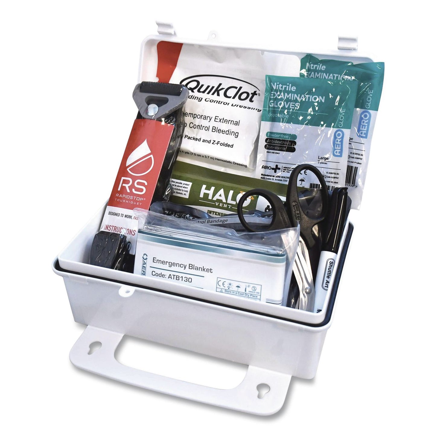 RAPIDSTOP™ Standard Bleed Control Kit - Military, 10 Pieces, Plastic Case (AOHRSK500)